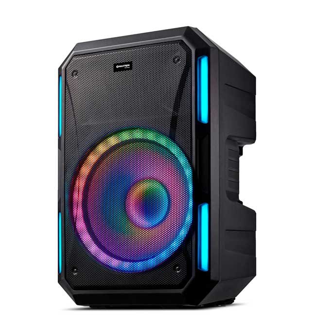 Parlante Profesional MAXTRON Sterling MX1502 15" TWS RGB BT XLR Ecualizador