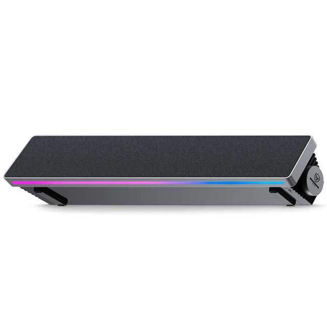 Parlante Soundbar MICRONICS NEON MIC S201 Bluetooth RGB con Carga Tipo-C y USB
