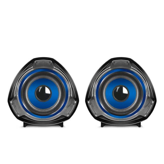 Parlante 2.0 MICRONICS RHAPSODY MIC S315 USB 12W con Bocinas 2.5” y Control en Cable