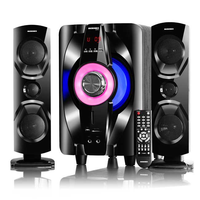 Parlante MICRONICS Shelby MIC S7011BT con Woofer 8", Bluetooth, LED KTV, USB, FM y 200W RMS