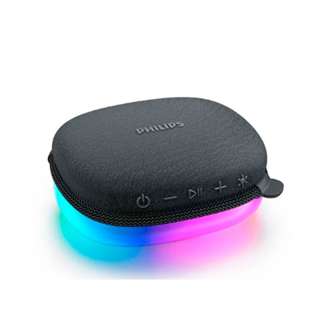 Parlante Philips TAS2307 Bluetooth 10W RGB | Portátil con USB-C y 7h de batería