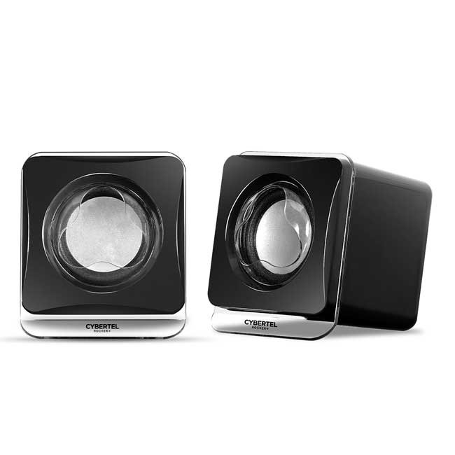 Parlante 2.0 ROCKER+ CYB S105+ USB 6W con Jack 3.5mm y Control de Volumen