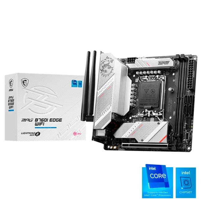 Placa Madre MSI MPG B760I EDGE WIFI Mini-ITX, DDR5, LGA1700, WiFi 6E, HDMI, DisplayPort, 2x M.2, 2.5G LAN