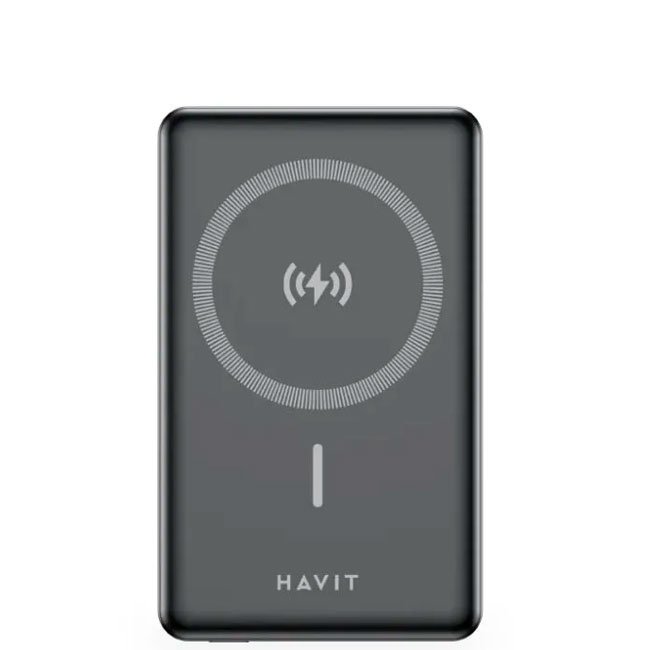 Power Bank Havit PB5203 Black 10000mAh | Carga Magnética, Inalámbrica y PD20W