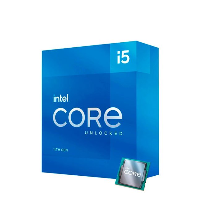 Procesador Intel Core i5-11600K 3.90 / 4.90 GHz, 12 MB Caché L3, LGA1200, 125W, 14 nm.