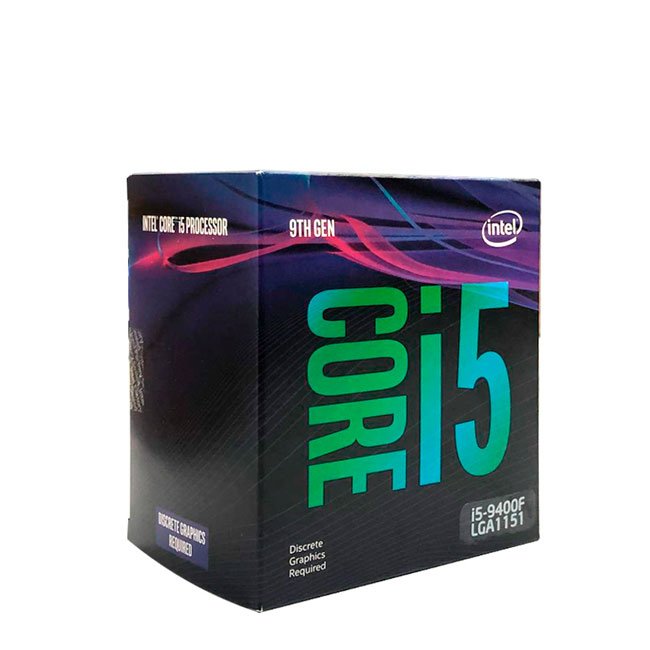 Procesador Intel Core i5-9400F, 2.90 GHz, 9 MB Caché L3, LGA1151, 65W, 14 nm.