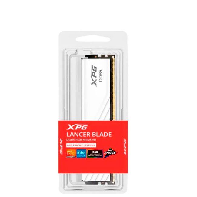 Memoria RAM DDR5 XPG Lancer Blade 16GB 6000MHz CL48 Blanca | AX5U6000C4816G-SLABRWH