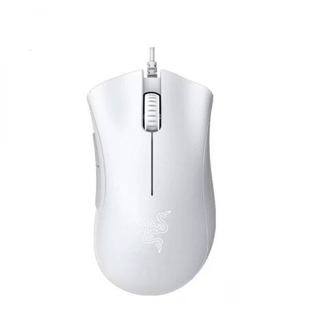 Mouse Razer DeathAdder Essential 6400 DPI Blanco | Switch Mecánico | Ergonómico para Gaming