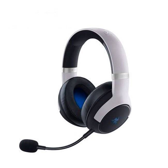 Audífono Razer Kaira Pro Wireless Chroma White | 50mm, Micrófono, Bluetooth, HyperSense, USB-C.