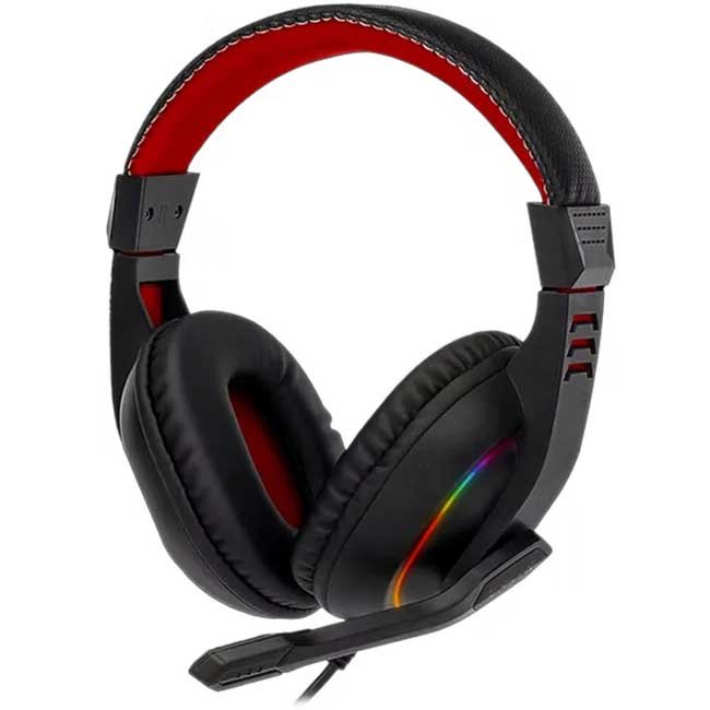 Auriculares Redragon ARES H120 RGB con Micrófono Fijo, Estéreo, 3.5mm, Drivers 40mm, Negros