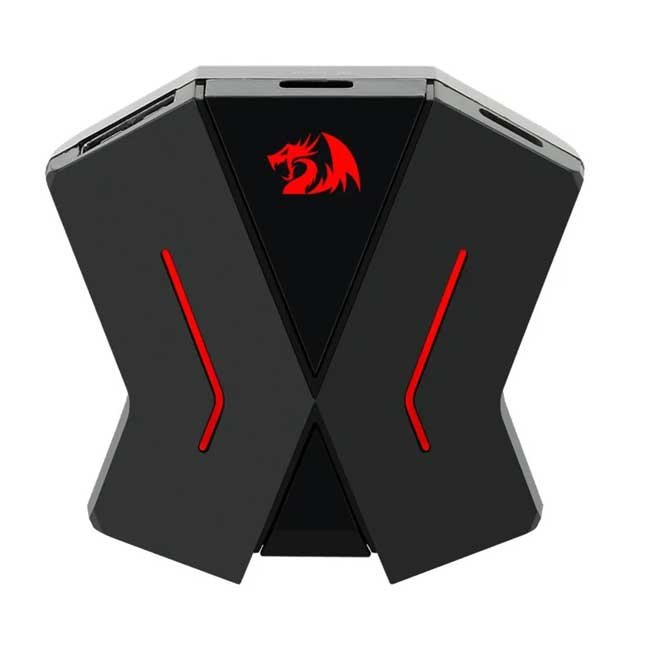 Redragon GA-200 Eris Adaptador Multiplataforma para Teclado y Mouse en PS4, Xbox, Switch y PS3