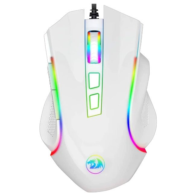 Mouse Redragon GRIFFIN M607W Blanco – 7200 DPI, RGB y 7 Botones