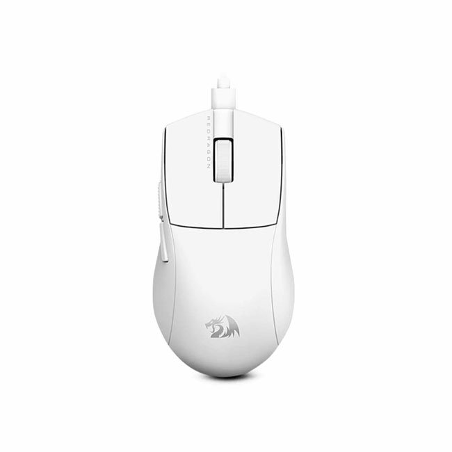 Mouse Redragon K1NG M724 Blanco – 12400 DPI, 5 Botones, 42g, Sensor PMW3327