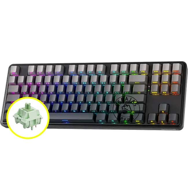 Teclado Redragon STARD BLADE K707 RGB-PRO Wireless 96% English Negro Degradado Switch Verde Menta