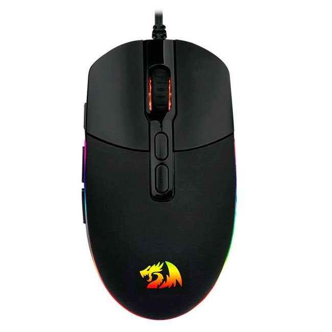 Mouse Redragon M719 INVADER – 10,000 DPI, RGB, 8 Botones, Sensor Pixart P3325