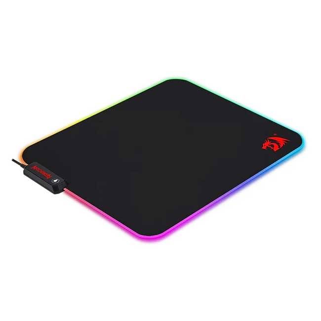 Mouse Pad RGB Redragon PLUTO P026 – 38×26 cm, 3 mm, superficie speed, base antideslizante