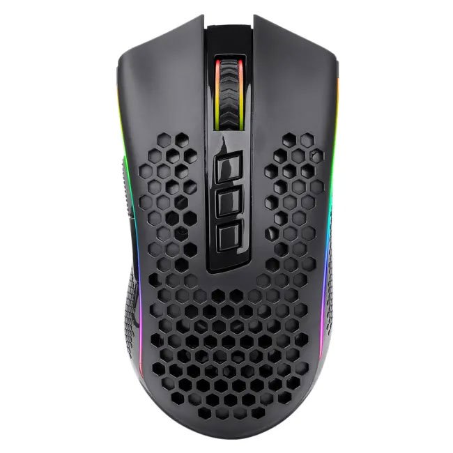 Mouse Redragon STORM PRO M808-KS Wireless – 16,000 DPI, RGB, Sensor Pixart 3335, 8 Botones, Inalámbrico y Cableado
