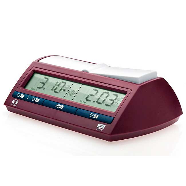 Reloj de Ajedrez Digital DGT 2010 oficial FIDE con múltiples modos de tiempo y funciones avanzadas