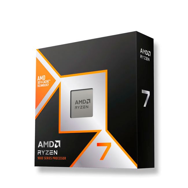 Procesador AMD Ryzen 7 9800X3D, 4.7GHz, 96MB L3, 8 Core, AM5, 4nm, 120W.