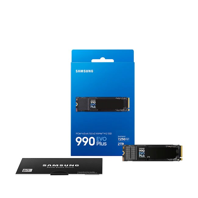 disco ssd Samsung 990 EVO Plus 2TB M.2 NVMe PCIe 4.0/5.0 – Ultra Rápido y Seguro