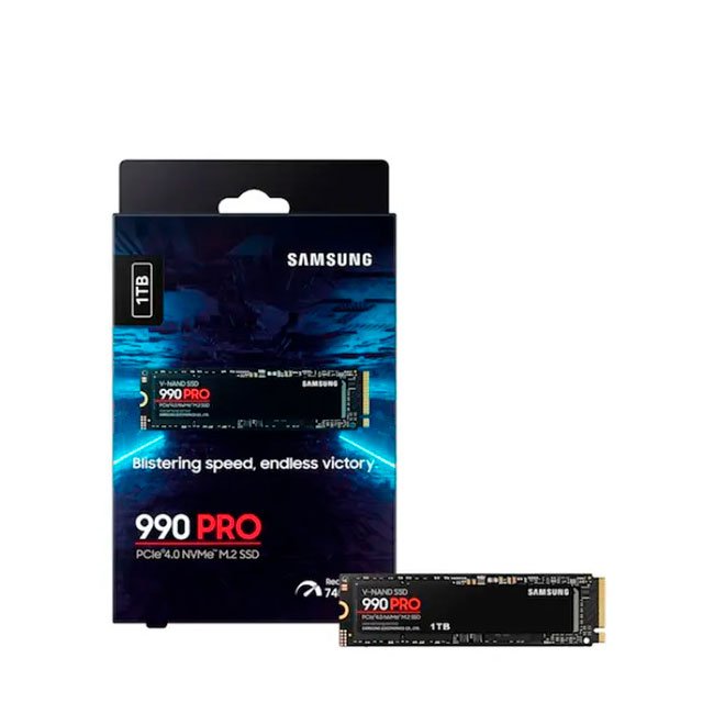 Disco SSD Samsung 990 PRO 1TB M.2 PCIe 4.0 NVMe 2.0 Alta Velocidad