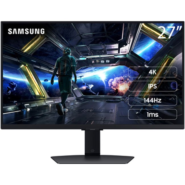 Monitor Gaming Samsung LS27DG700ELXPE 27" UHD 4K Odyssey G7 | Fast IPS, 144Hz, HDR10+, Smart TV