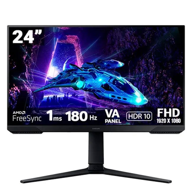 Samsung LS24DG300ELXPE Odyssey G3 24" (G30D) - Monitor Gamer FHD 180Hz FreeSync | Especificaciones y Precio
