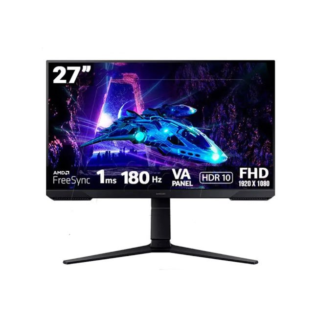  Monitor Samsung LS27DG300ELXPE Odyssey G3 27" FHD 180Hz FreeSync | Monitor Gamer
