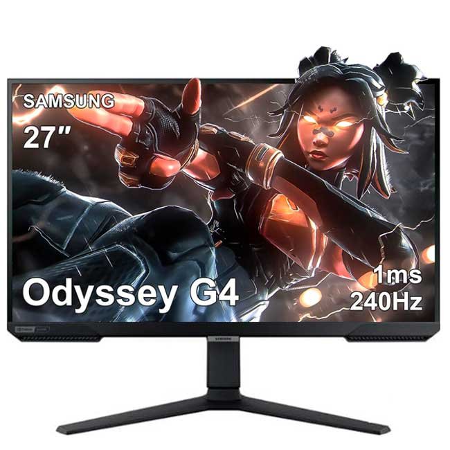 Samsung LS27BG402ENXGO Odyssey G4 27'' Full HD IPS 240Hz 1ms HDR10 – Monitor Gamer con FreeSync y G-SYNC