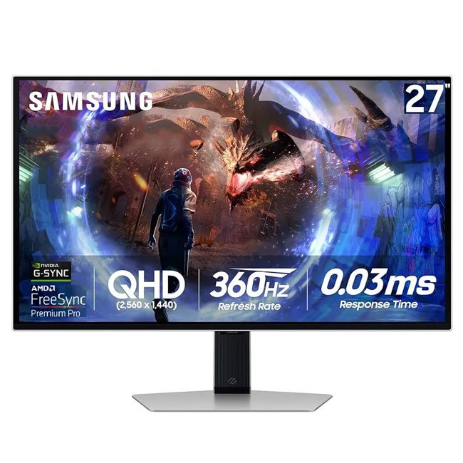  Monitor Samsung LS27DG612SLXPE Odyssey OLED G6 27" QHD 240Hz, 0.03ms, HDR10+