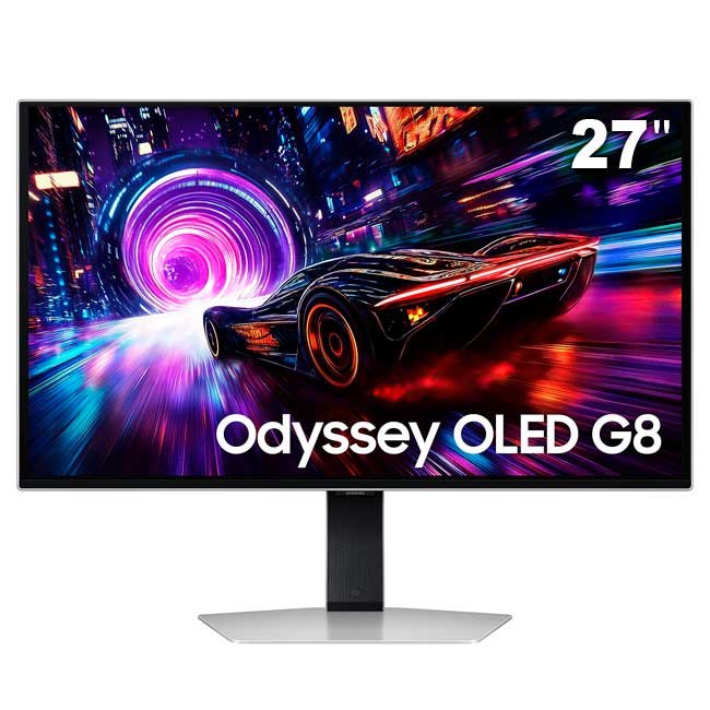 Samsung Odyssey OLED G8 27" 4K 240Hz Gaming Monitor – LS27FG810SNXZA