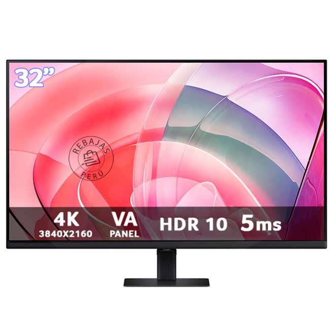 Monitor Samsung ViewFinity S7 32” UHD 4K con HDR10, 99% sRGB y Montaje VESA – Modelo LS32D700EALXPE