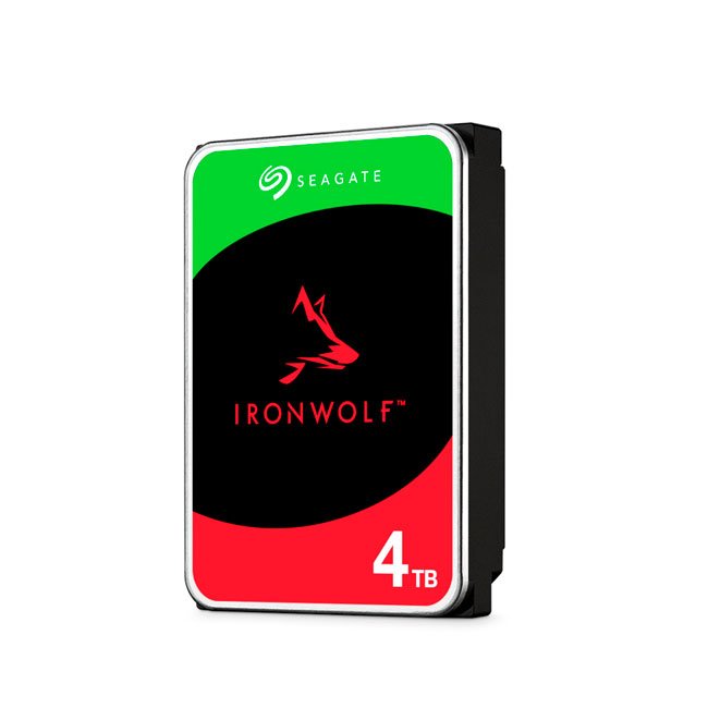 Disco duro Seagate Ironwolf NAS ST4000VN006, 4TB, SATA 6Gb/s, 5400rpm, 256MB Cache, 3.5"