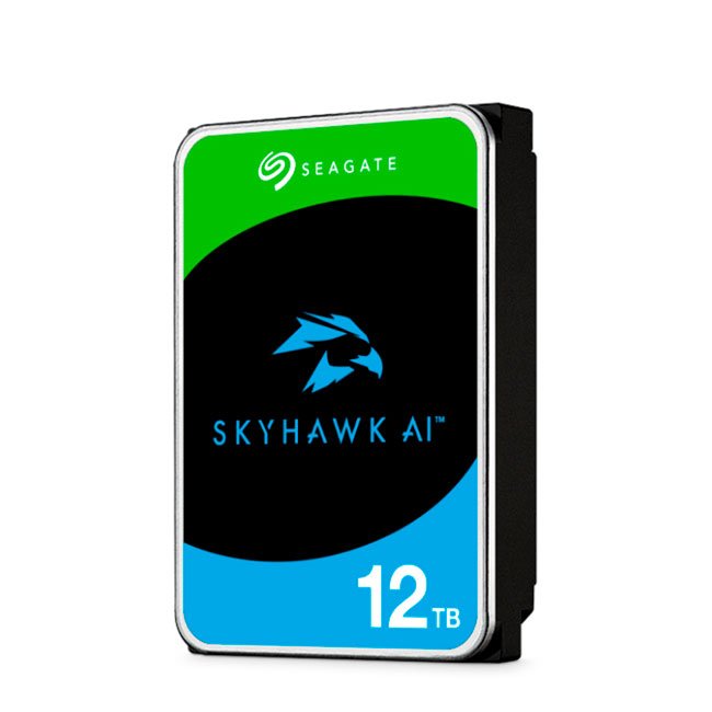 Disco duro Seagate SkyHawk AI, ST12000VE001, 12TB, SATA 6Gb/s, 256MB Cache, 3.5"