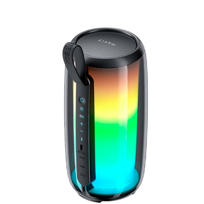 Parlante Bluetooth Portátil RGB Negro SK879BT-BLACK con BT 5.3
