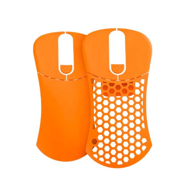Skin VSG Naranja Mate para Mouse Aquila Air & Fly – Ultraligera, Textura Antideslizante, RGB Compatible