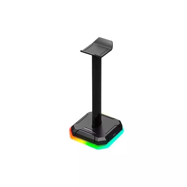 Soporte para Auriculares Redragon HA300 SCEPTER PRO con HUB USB 4 Puertos y RGB