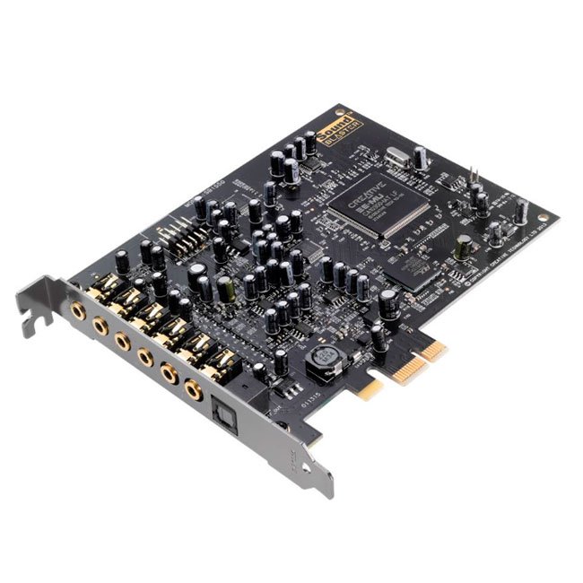 Sound Blaster Audigy RX Tarjeta de Sonido PCIe 5.1 con EAX 4.0, 24-bit/192kHz y SNR 106 dB