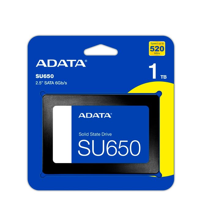 Disco SSD ADATA SU650 1TB 2.5” SATA III ASU650SS-1TT-R Alta Velocidad