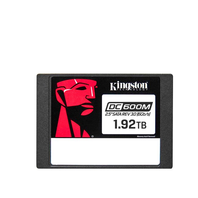 Unidad SSD Kingston DC600M 1920GB 2.5" SATA 6Gb/s 3D TLC con Encriptación AES y PLP para Servidor