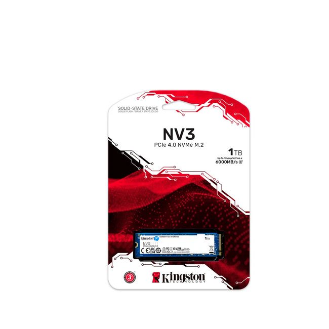Disco SSD Kingston NV2 1000GB PCIe 4.0 NVMe M.2 - Alta Velocidad de Lectura y Escritura