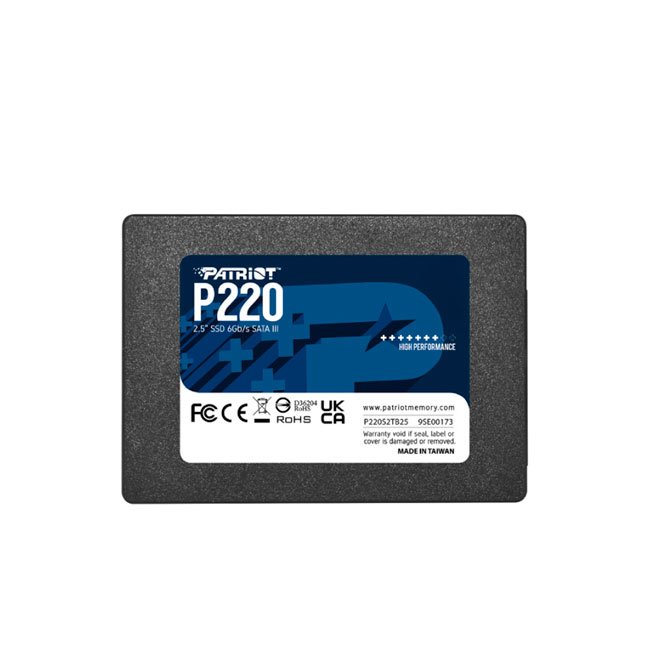 Unidad en estado solido Patriot P220, 256GB, SATA III 6.0 Gb/s, 2.5", 7mm