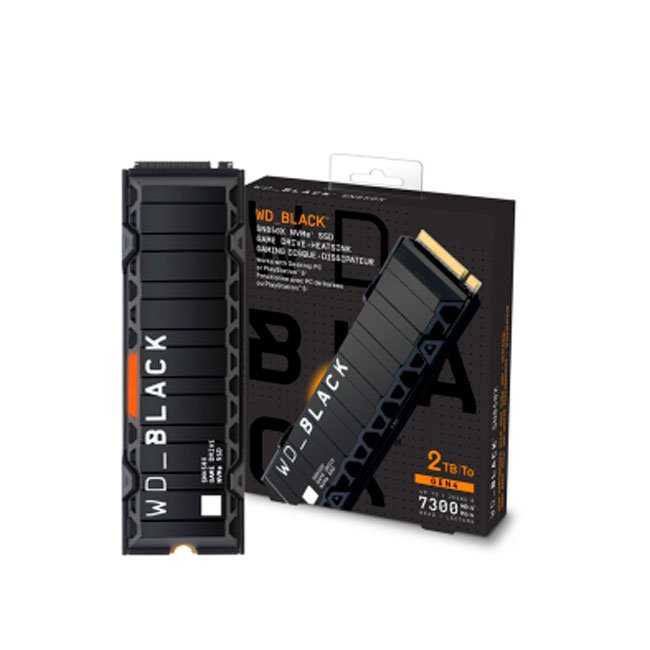 Disco SSD NVMe Western Digital Black SN850X 1TB M.2 PCIe Gen4 con Disipador