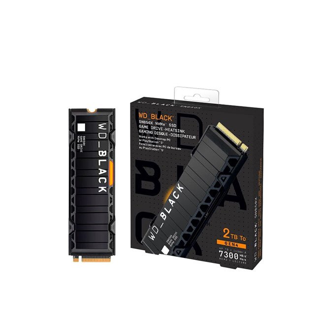 Disco SSD Western Digital Black SN850X 2TB M.2 NVMe PCIe Gen 4.0 x4 | Lectura 7300 MB/s