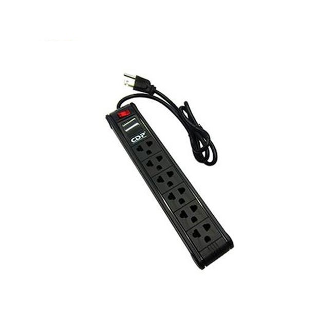 Supresor de Picos CDP R-PS6 | 6 Tomas NEMA 5-15R | 220V con Protección Contra Sobrecargas
