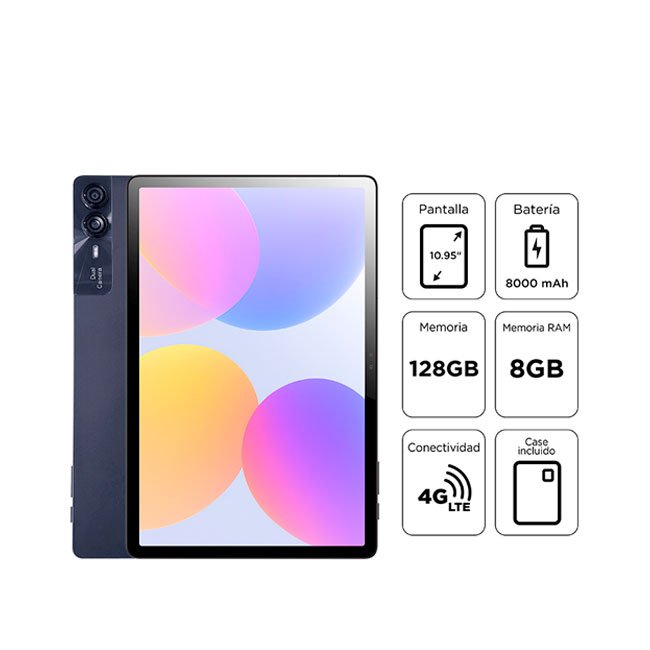Tablet Advance NovaPad NP6070, 10.95" IPS 1920*1200, 8GB RAM, 128GB, Android 14 , 4G LTE