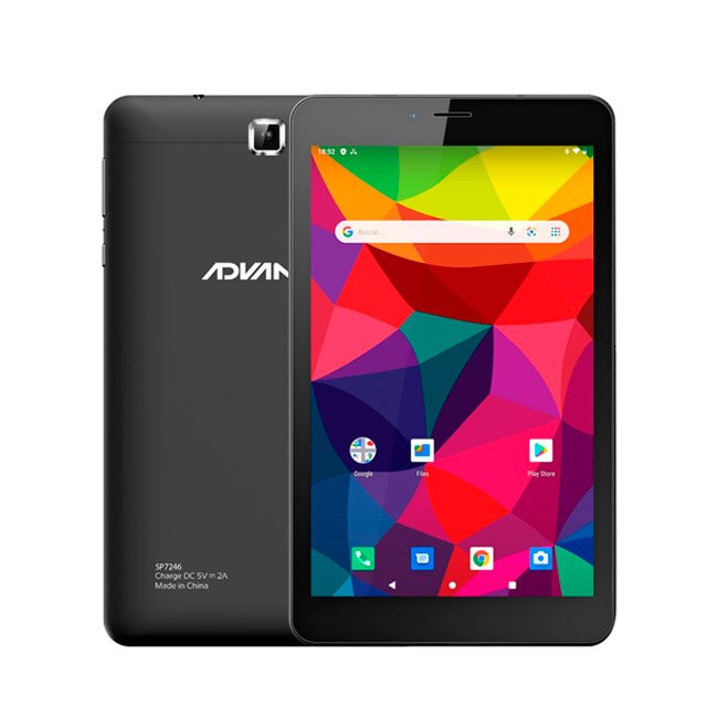 Tablet Advance Prime PR5860, 8 Pulgadas 1280x800, Android 10 Go, 3G, Dual SIM, 16GB, RAM 1GB.
