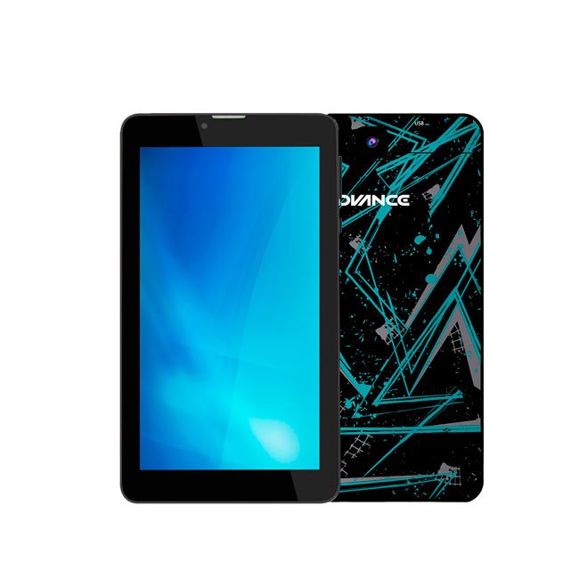 Tablet Advance Prime PR6152, 7" 1024x600, Android 11 Go , 3G, Dual SIM, 16GB, RAM 1GB, D2 Negro/azul turquesa 