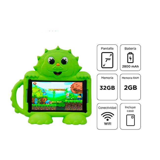 Tablet Advance Intro TR6959, 7" IPS 1024x600, Android 12 Go, 32GB, 2GB RAM, Wi-Fi, Verde