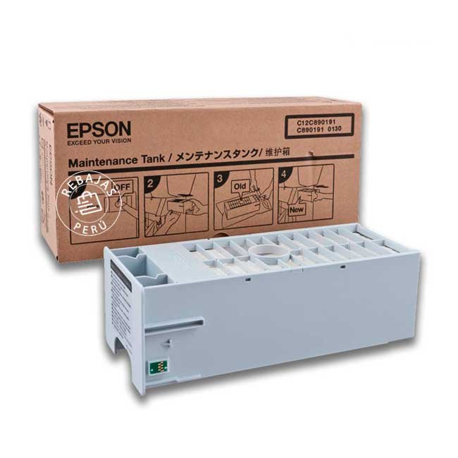 Tanque de mantenimiento Epson C12C890191 original para impresoras Epson
